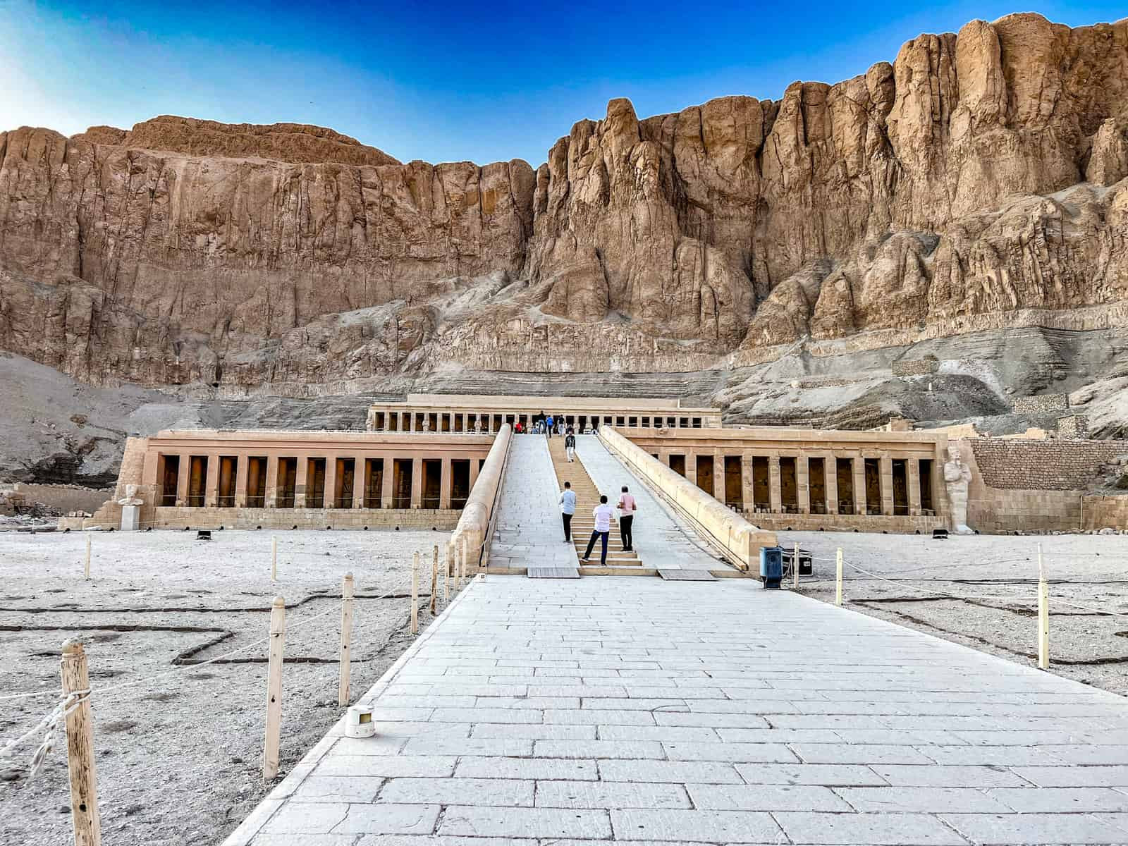  Colossi of Memnon are a pair of gigantic statues built to represent pharaoh Amenhotep III and to preside over his funerary temple