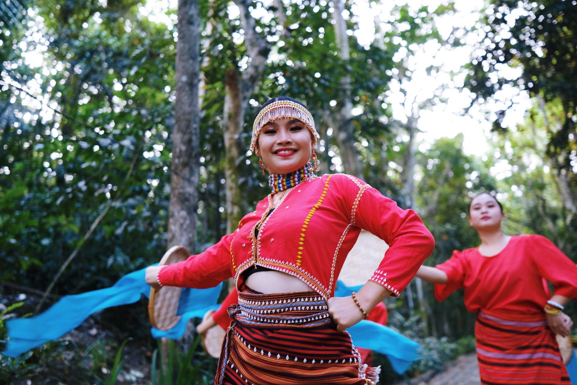 Locals perform a traditional Igorot dance at Lower Magat Eco-Tourism Park.