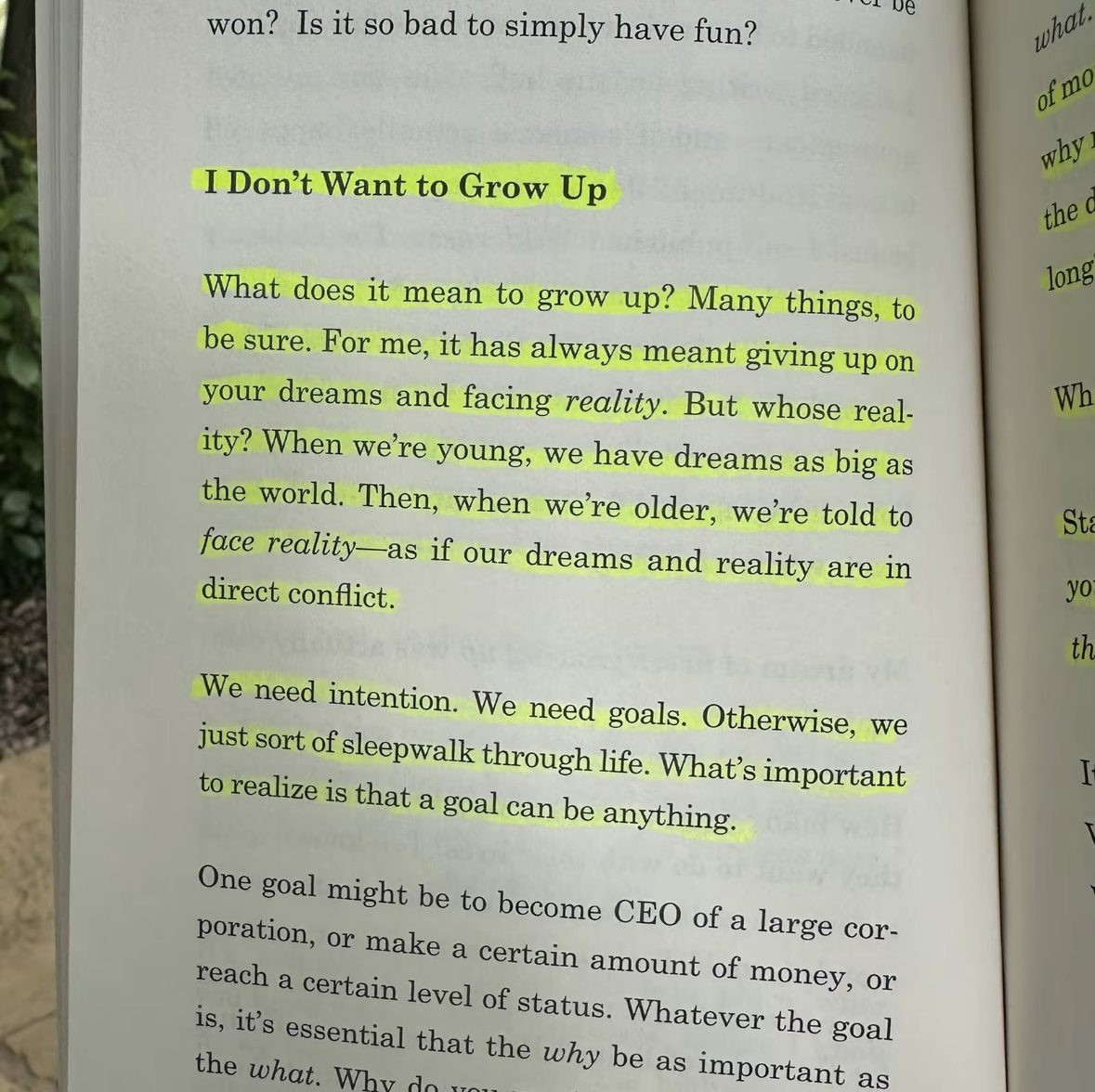 I Don't Want to Grow Up book for women's travel