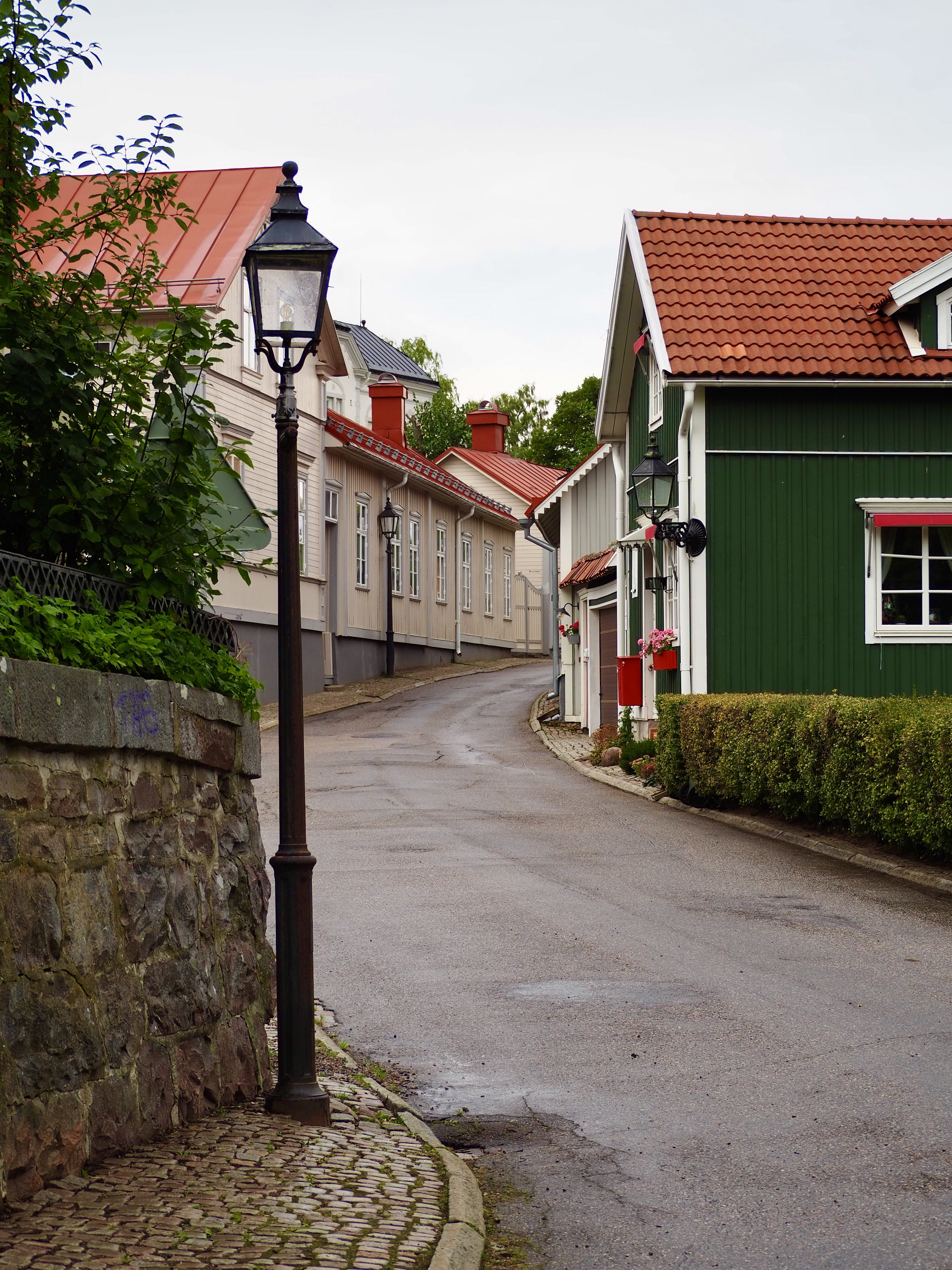 The charming cobblestone streets of Gamla Gefle