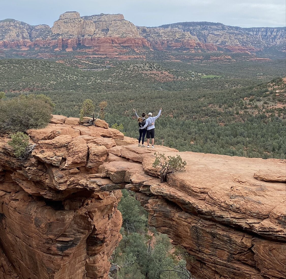 Dog on Devil's Bridge Trail in Sedona