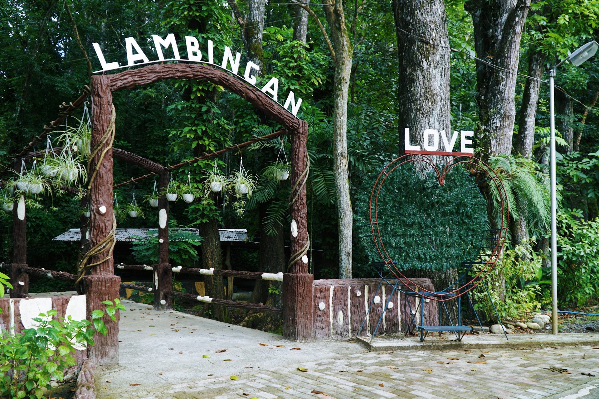 The Lambingan Hanging Bridge, a popular spot for couples within Lower Magat Eco-Tourism Park.