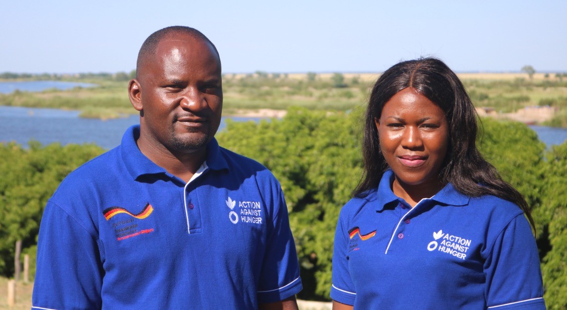 Project Officers Namunji Mubita and Samuel Mwanza are based in Zambia's Western Province, illustrating their dedication to local communities