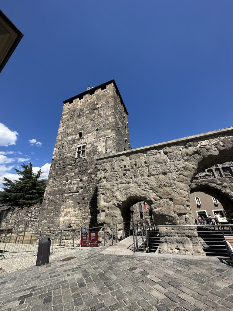 Porta Praetoria in Aosta Valley