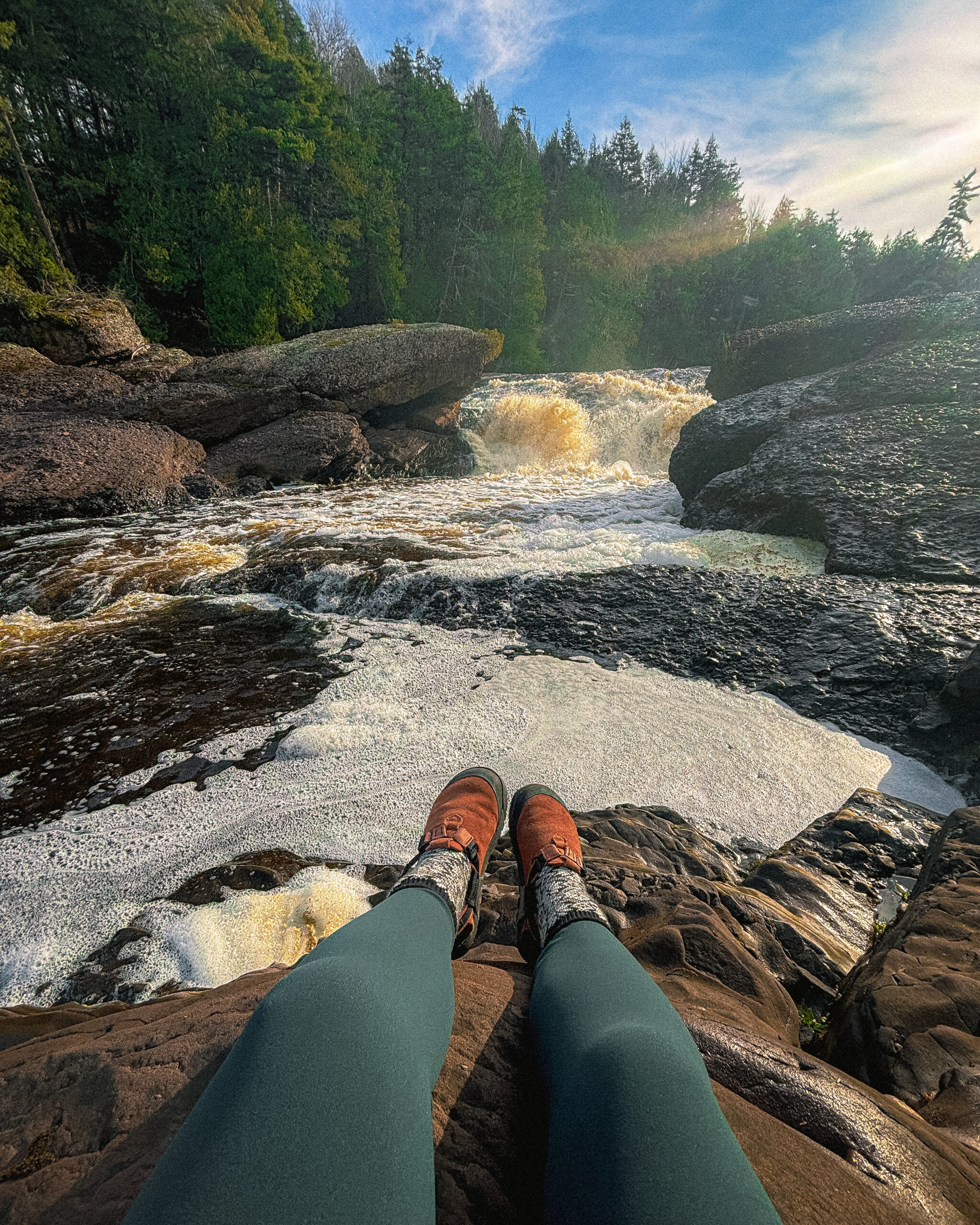 Black River Scenic Byway near Michigan Porcupine Mountains featuring scenic Midwestern landscapes