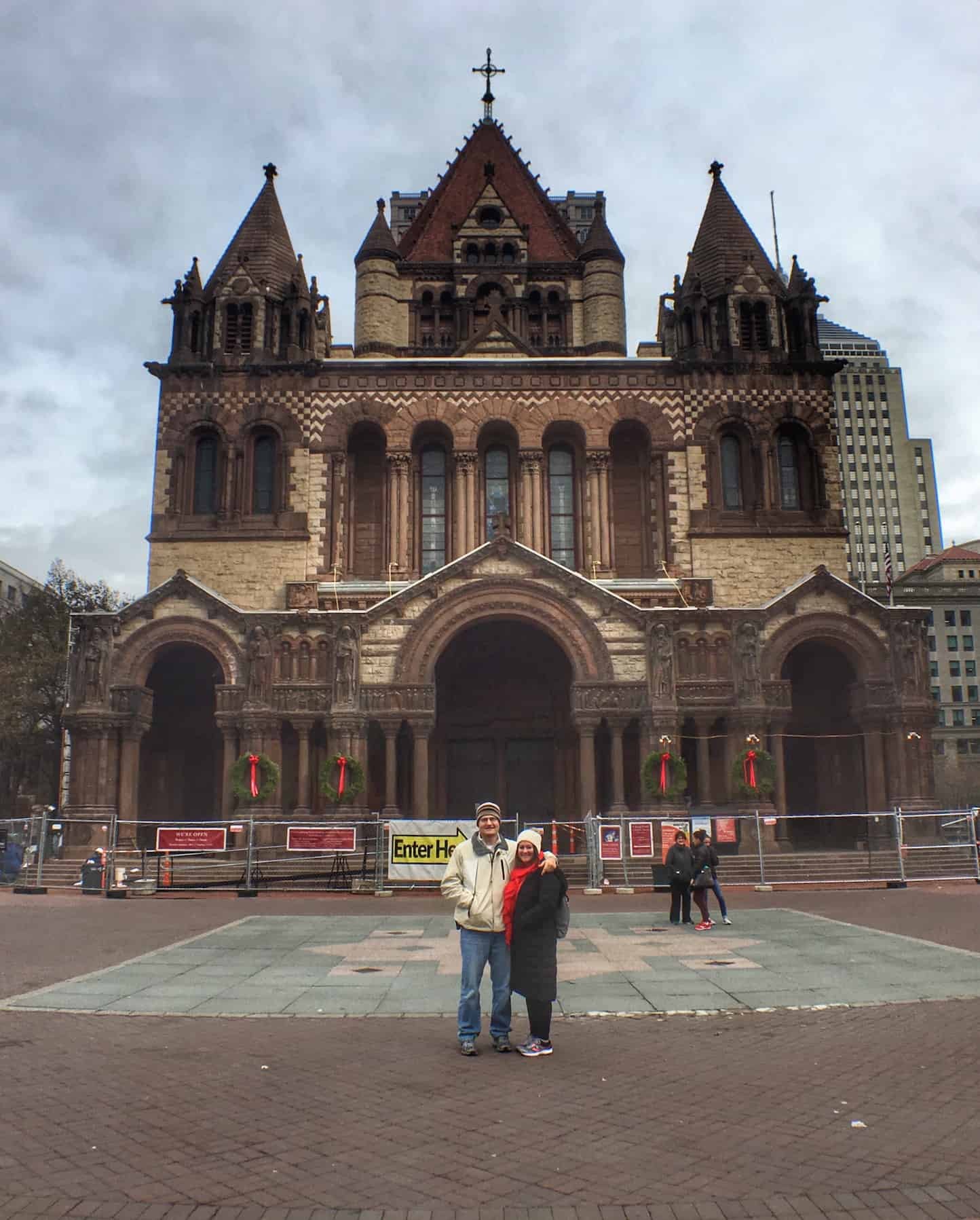 Trinity Church with vintage architecture
