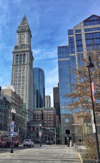 Boston Custom House at daytime