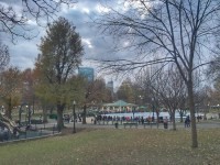 Boston in winter at daytime