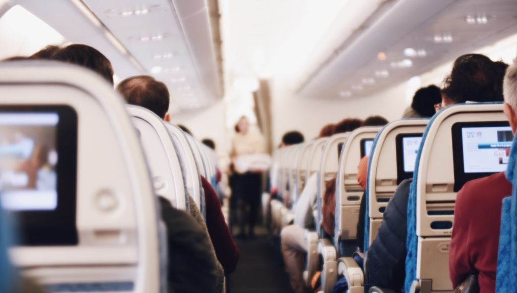 passengers on a flight