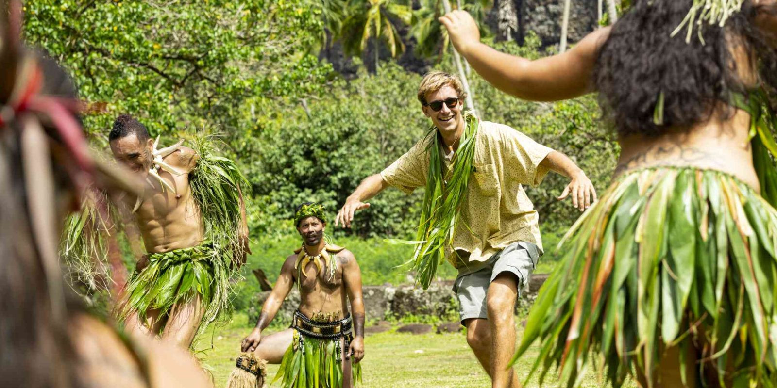 Traditional dance initiation in Nuku Hiva, highlighting cultural immersion