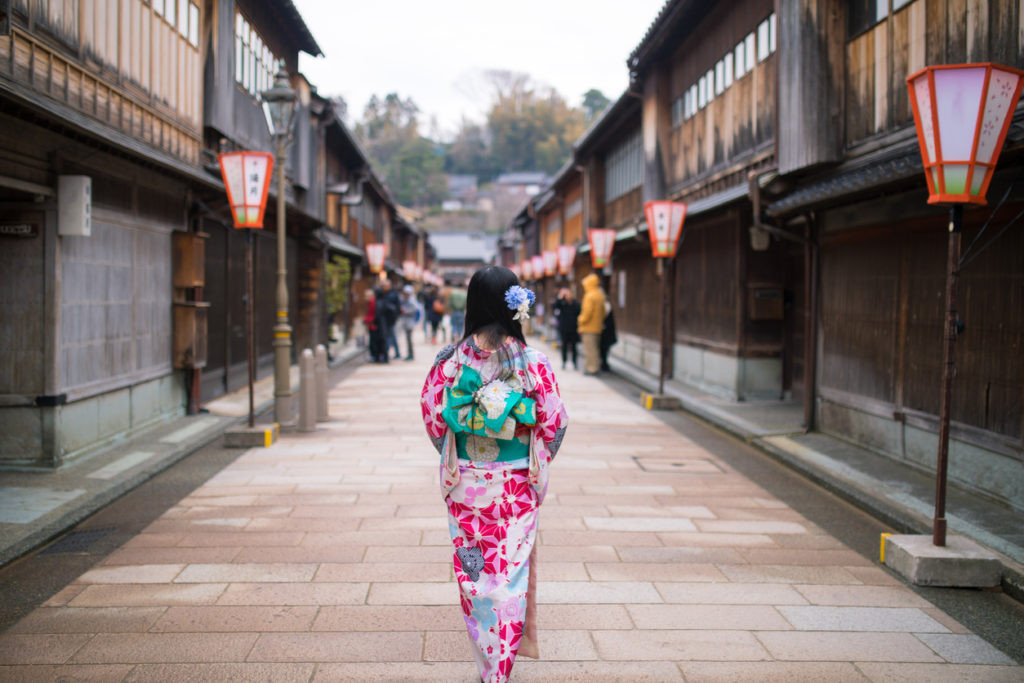 Kanazawa in Ishikawa, Japan