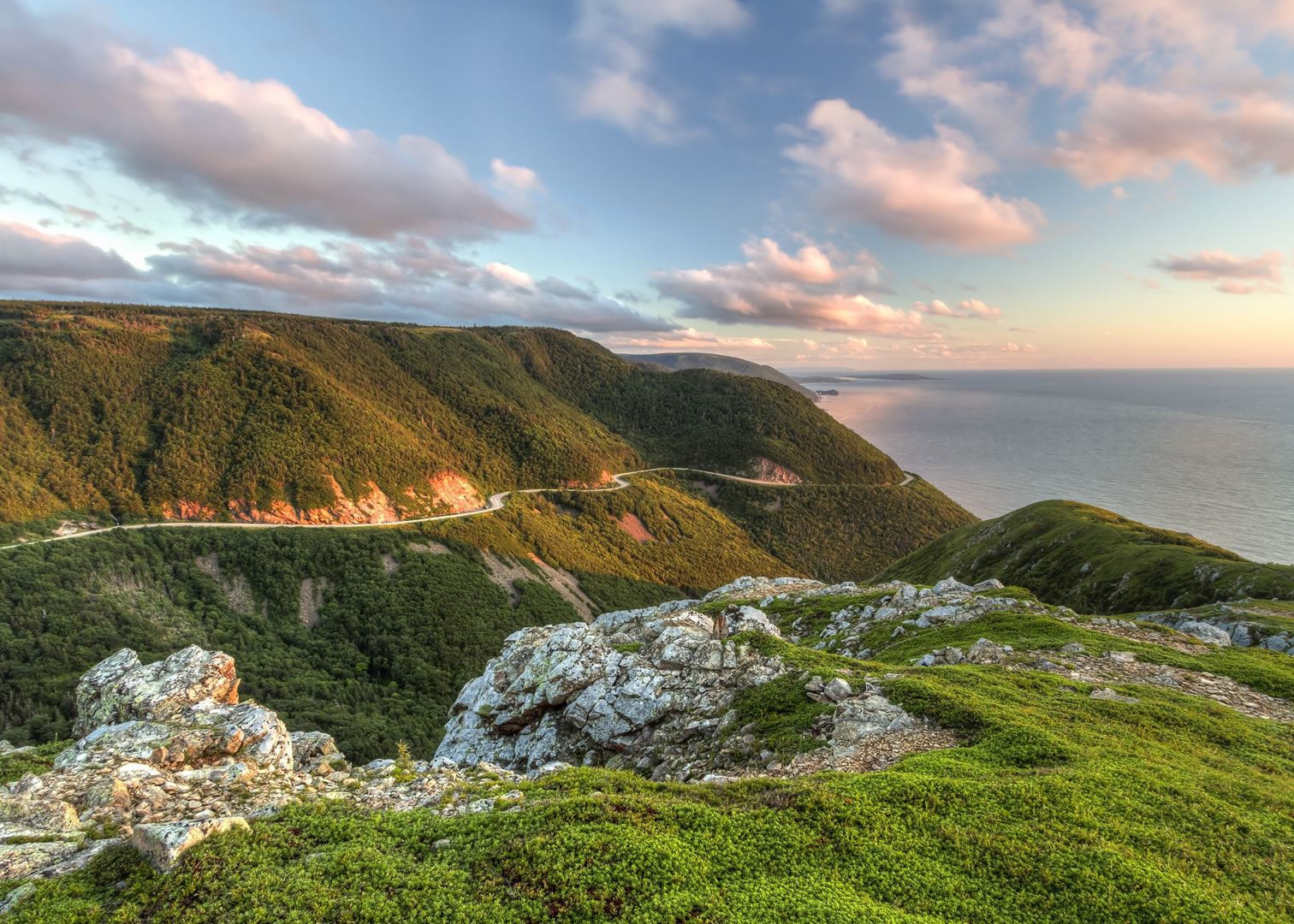 Cabot Trail coastal view