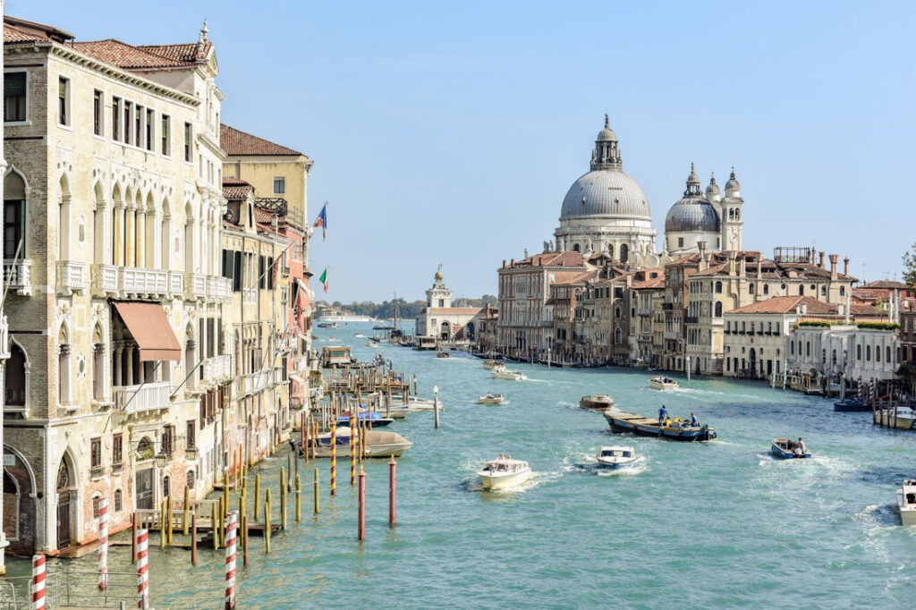 Venice Grand Canal view from Acadamia bridge