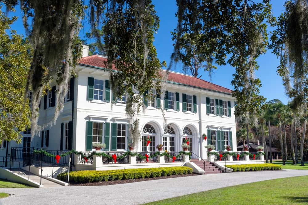 Grand historic mansion on Jekyll Island