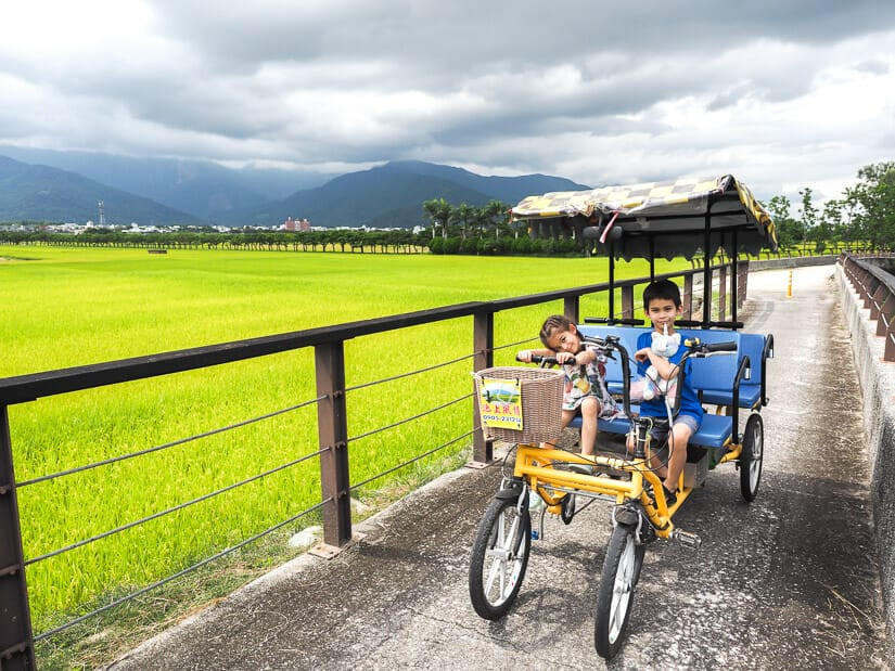 Cycling in Chishang