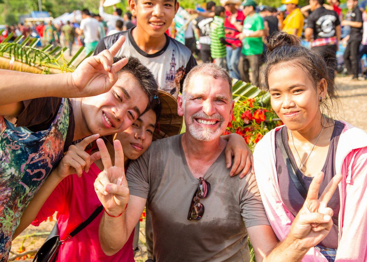 Jonathan Look, Jr. at Rocket Festival in Laos