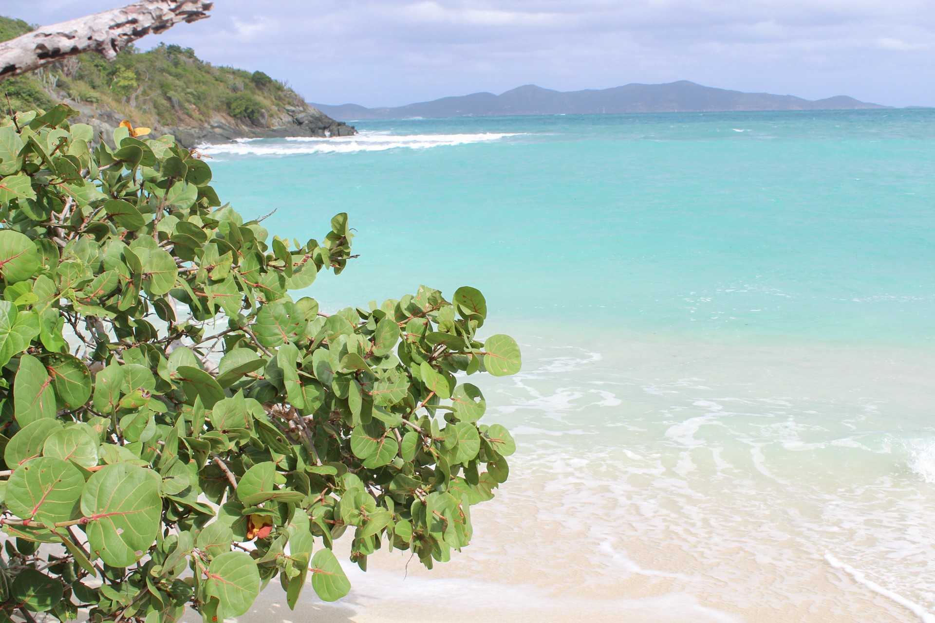 Jumbie Beach St. John USVI.