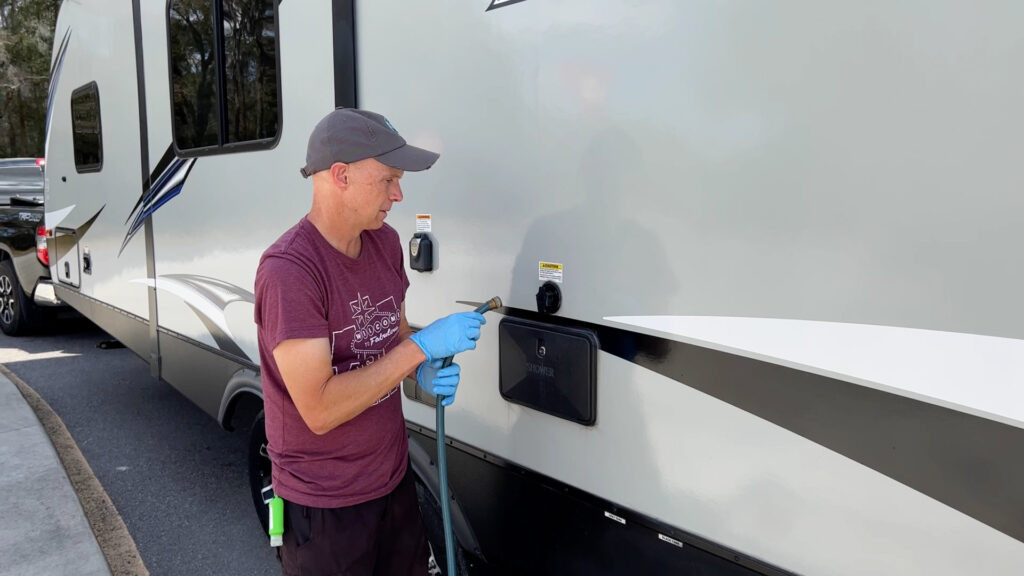 John About to do a Black Tank Flush