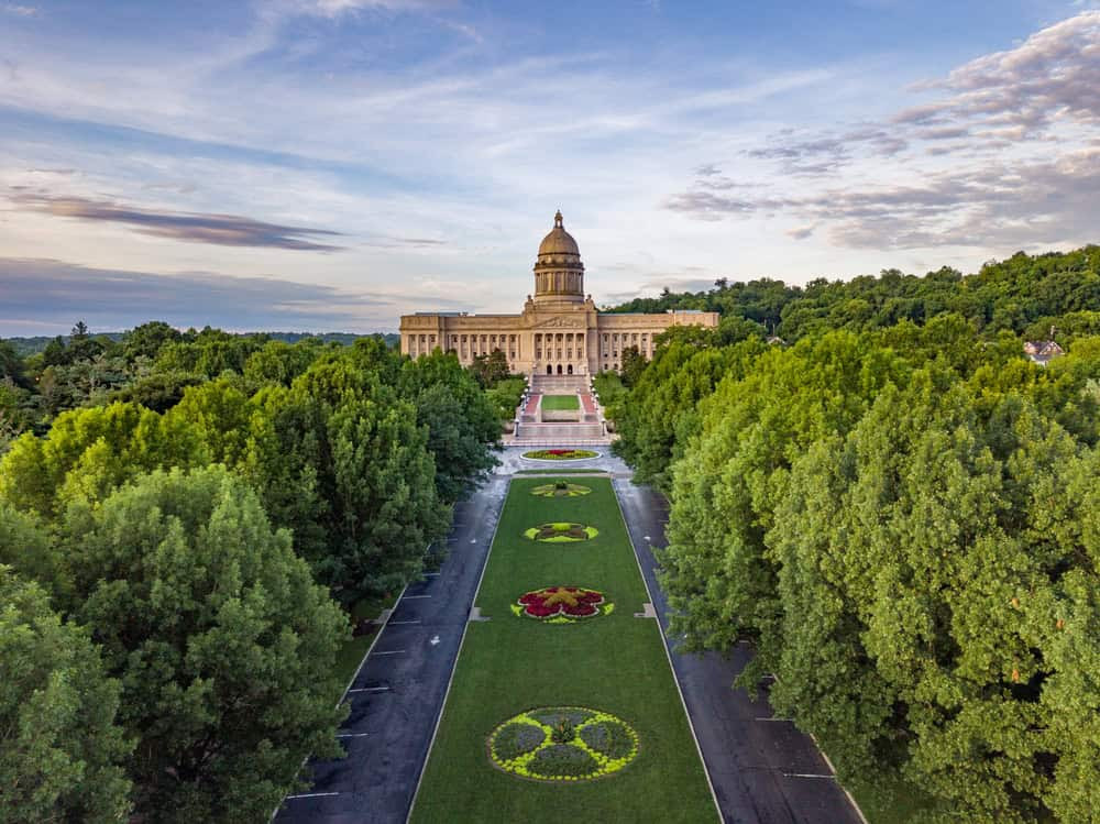 Kentucky State Capitol Building in Frankfort