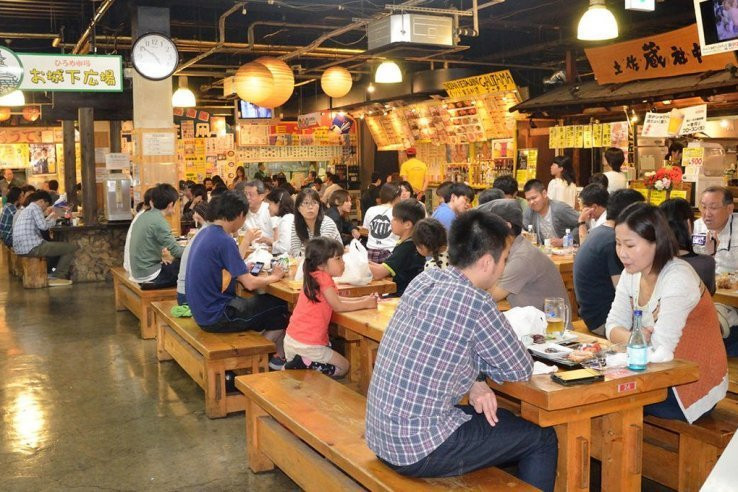 Hirome Market is the meeting hub for locals and visitors alike to share stories and sample local and international flavors