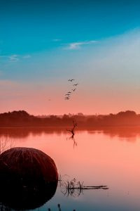 Sunset in Botswana