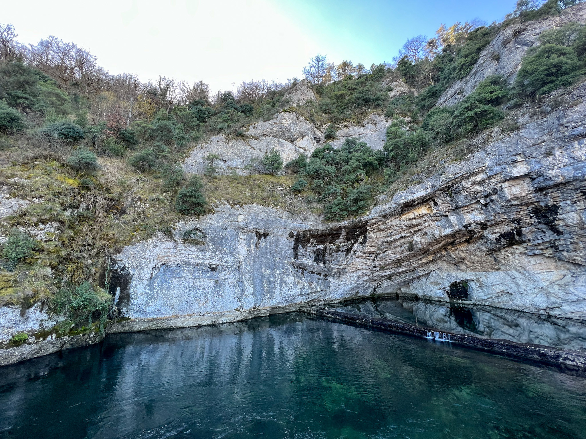 La Fontaine des Chartreux, a natural spring with Roman and Celtic historical significance