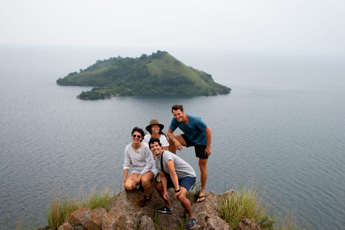 Hiking to the top of Napolean