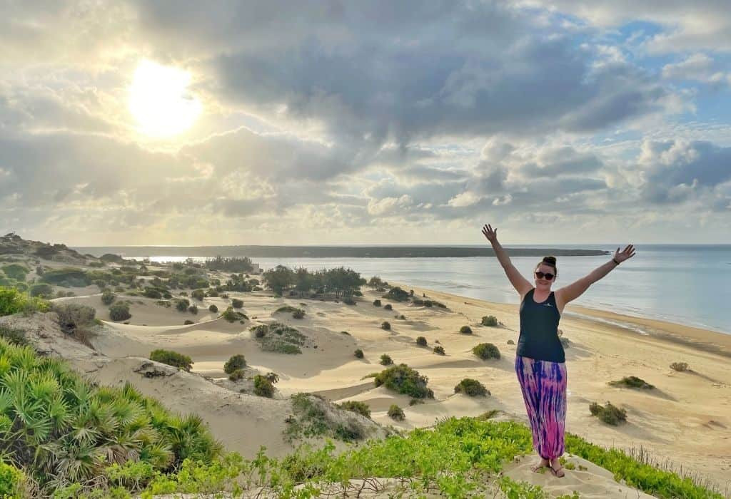 Relaxing on Shela Beach in Lamu Island