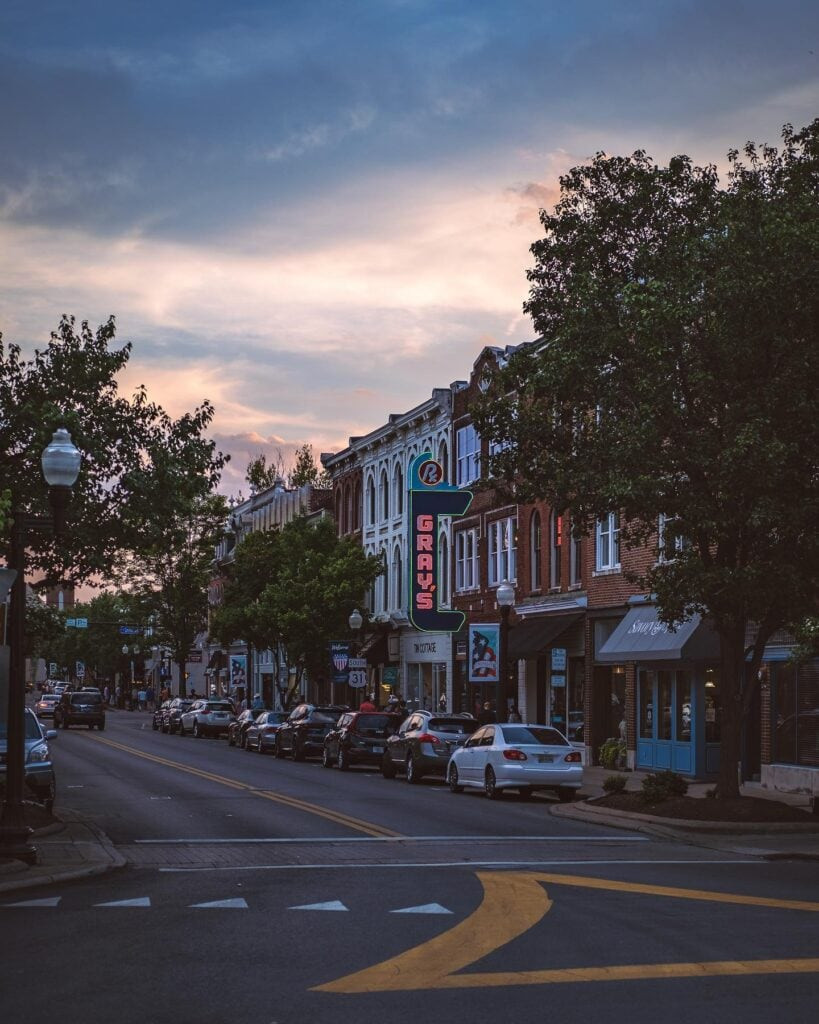 Historic Downtown Franklin Main Street