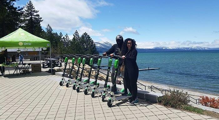 Explore South Lake Tahoe car-free with bikes and scooters
