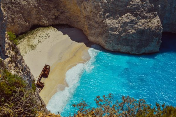 Shipwreck Beach in Greece