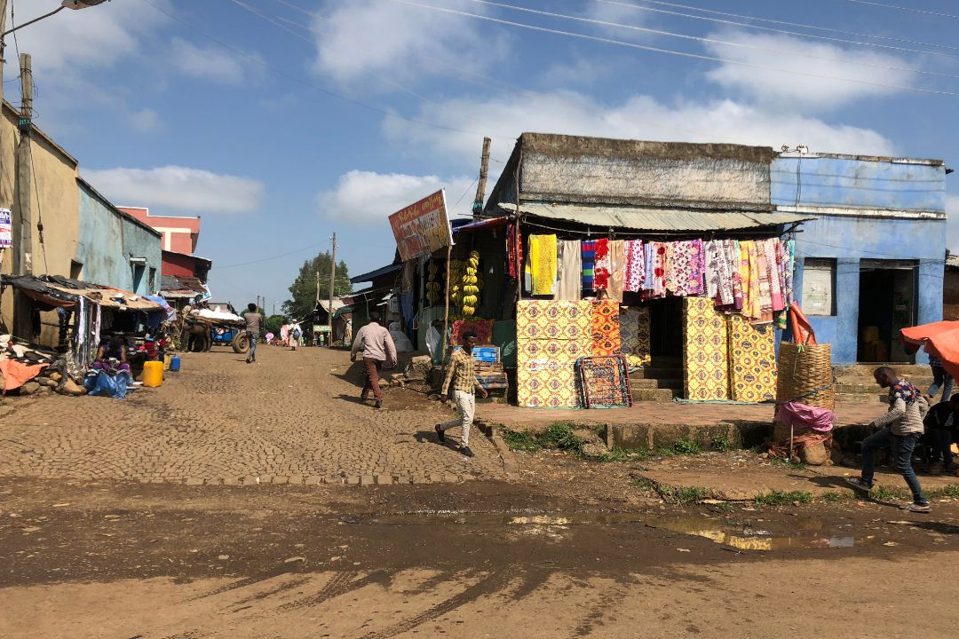 Local Houses in Suburbs of Ethiopia