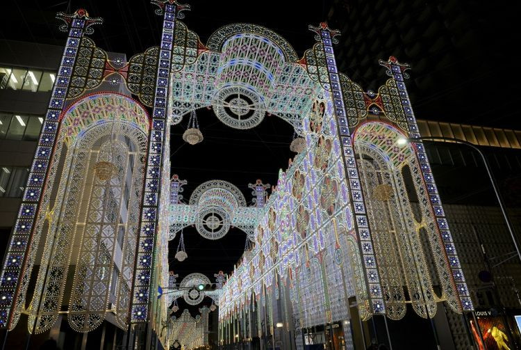 Kobe Luminarie light installation