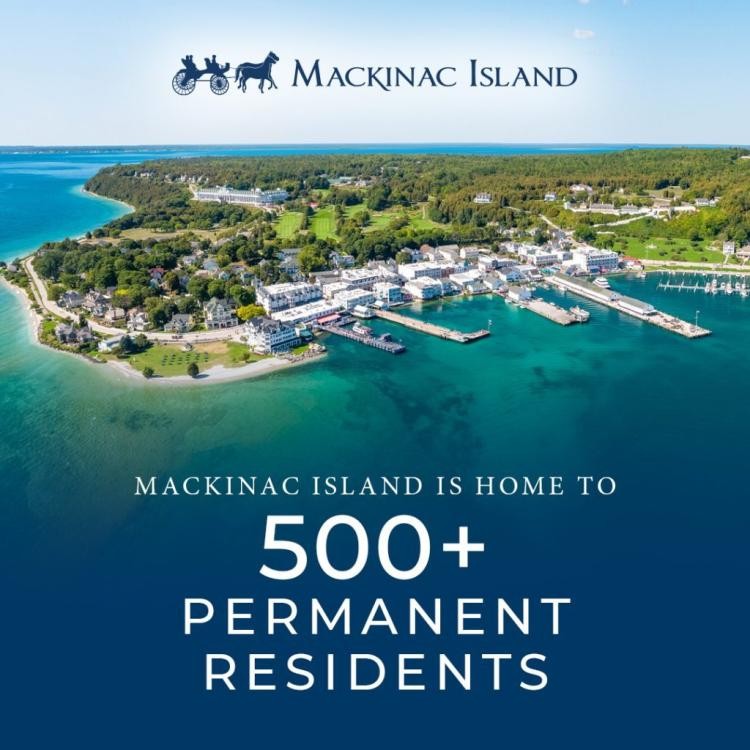 Mackinac Island has 500-plus year-round residents working jobs, according to simpleviewinc.com