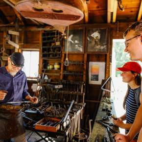Benjamin Blacksmith Shop Opening Day