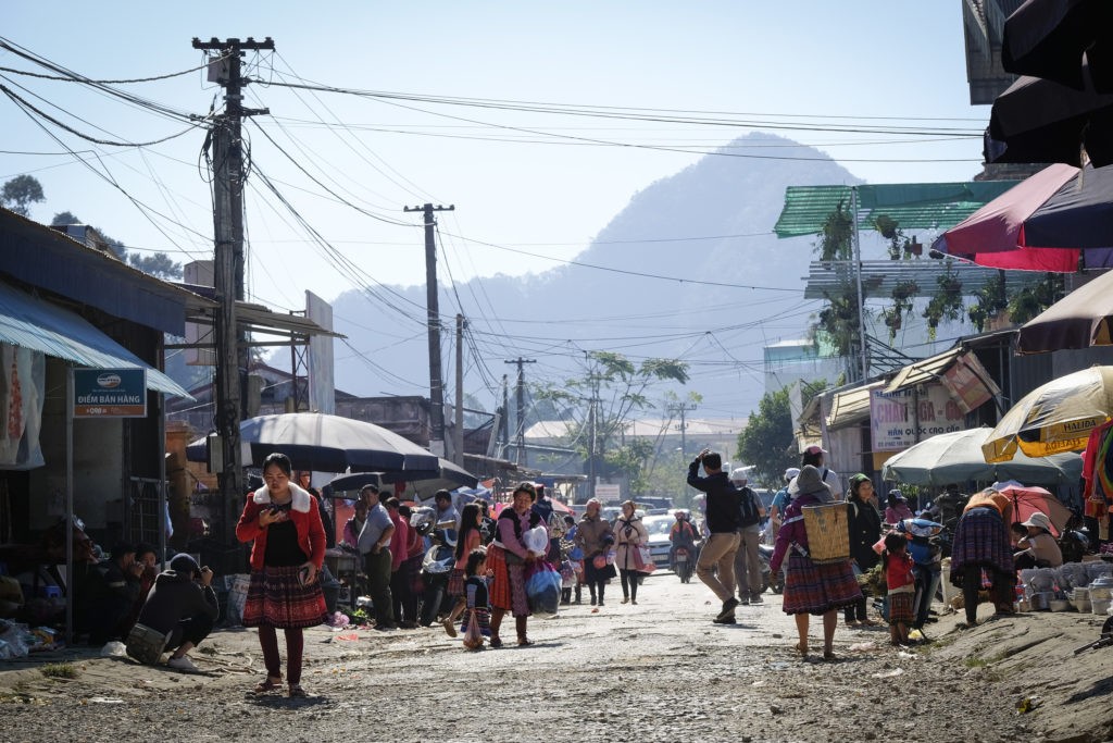 mai chau markets picture taken by vietnamvisa-easy 