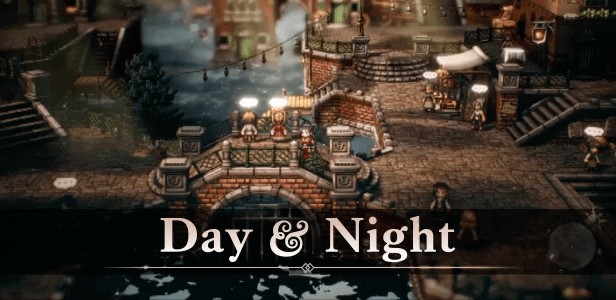 Octopath Traveler II Day and Night Cycle