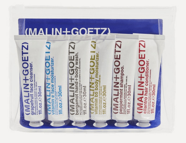 Malin + Goetz Best Seller Kit for a unisex toiletry set