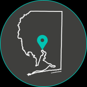 Map of Historic Milton, Florida, marking historical sites and points of interest