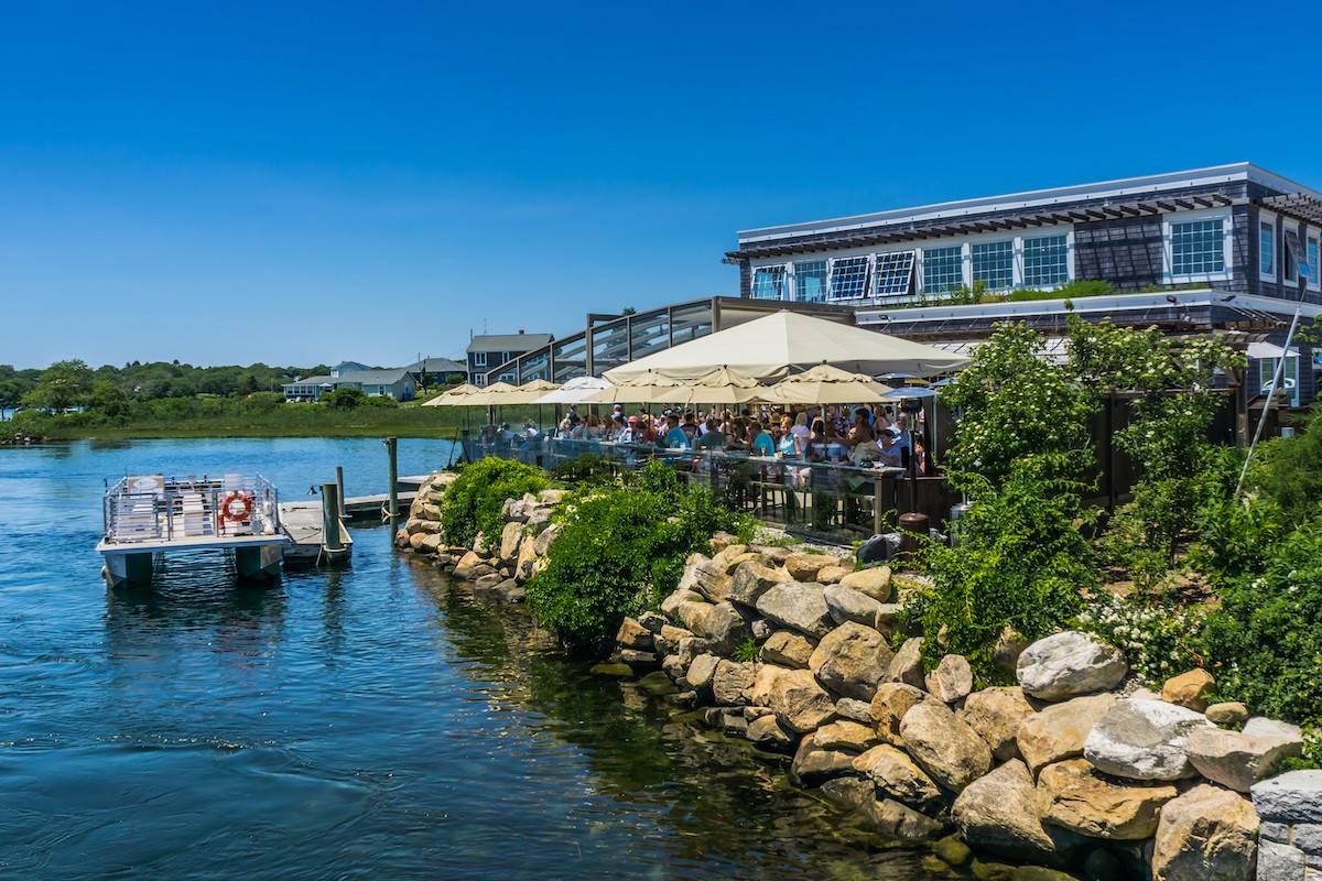 Matunuck Oyster Bar on the Matunuck Marina in South Kingstown, Rhode Island