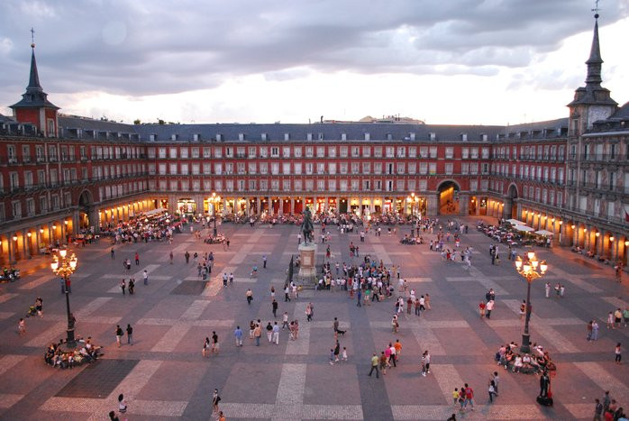 Beautiful Plaza Mayor in Madrid