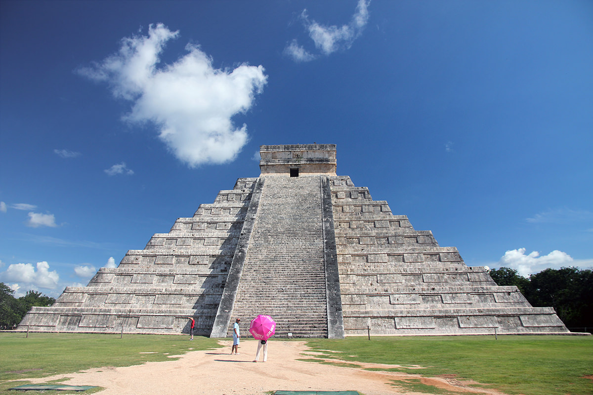 An ancient Mayan ruin in Mexico