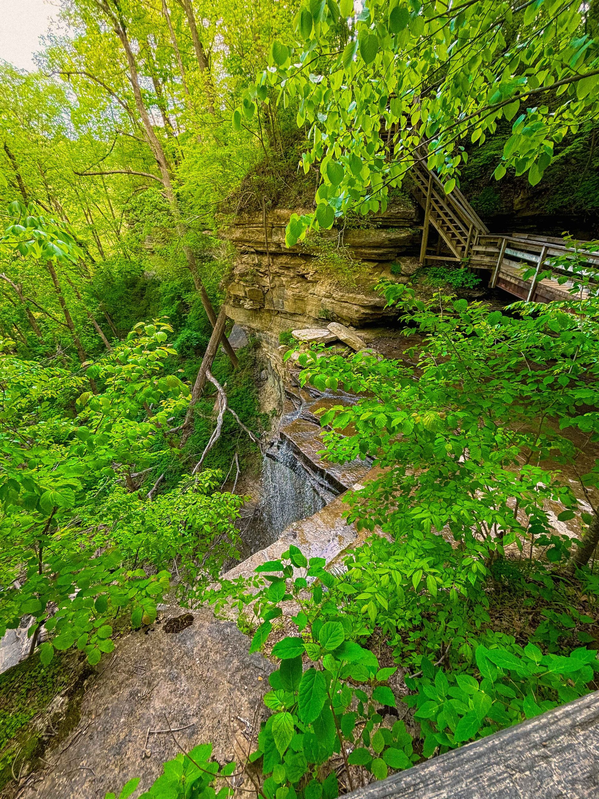 Clifty Falls State Park in Indiana showcasing stunning waterfalls in the Midwest