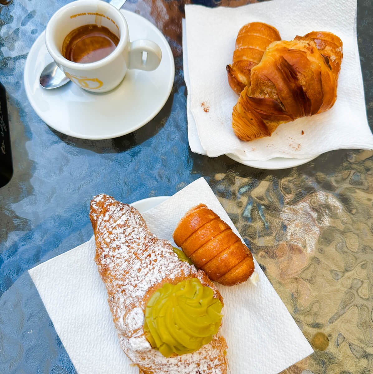 Pastries at Il Forno in Milan