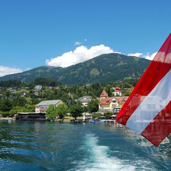 Lake Millstatt Carinthia Austria Ferry View