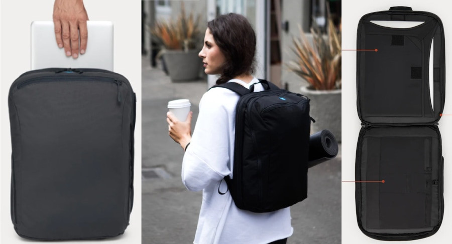 The streamlined and minimalist Minaal Daily Bag for everyday travel