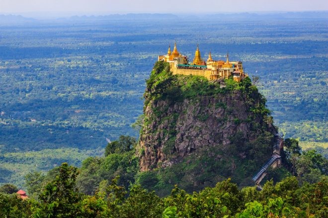 Mount Popa Monastery Myanmar