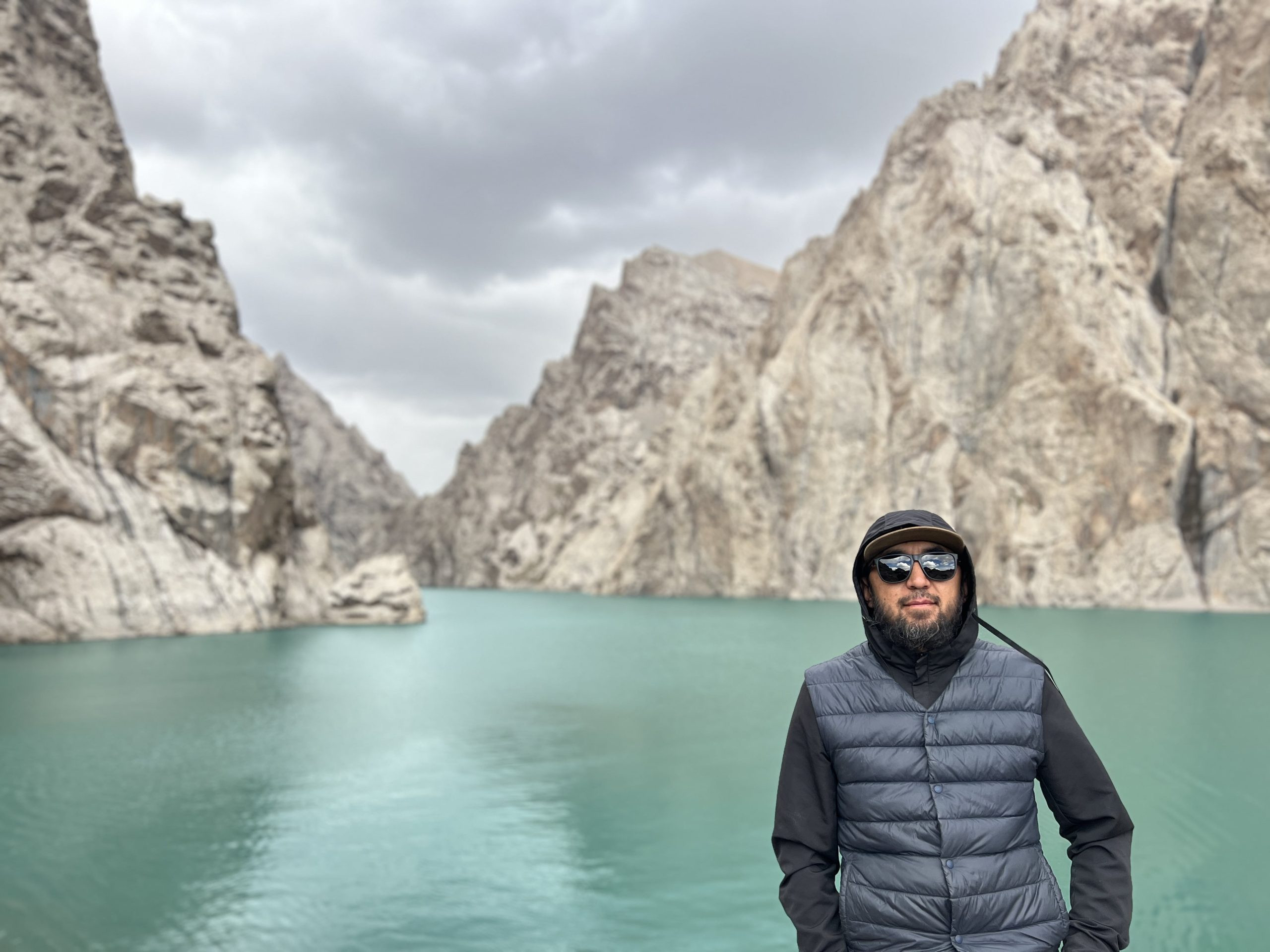 My friend and tour guide musa at kel suu kyrgyzstan scaled
