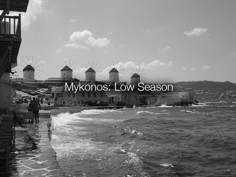 Mykonos Low Season: April-May-October