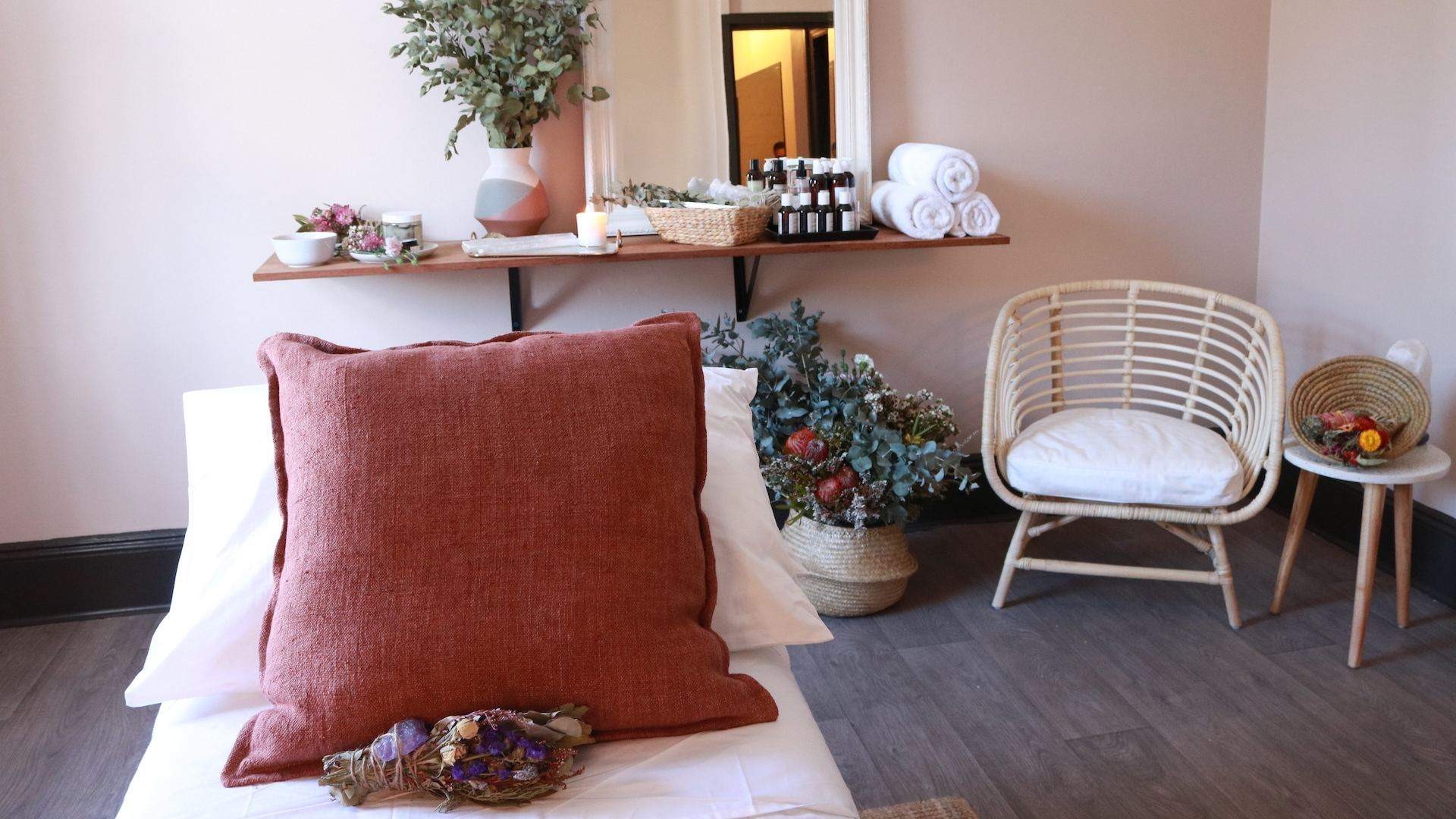 The spa treatment room at Nature
